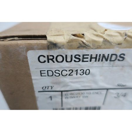 Crouse Hinds Explosion Proof Snap 120VAc Other Switch EDSC2130